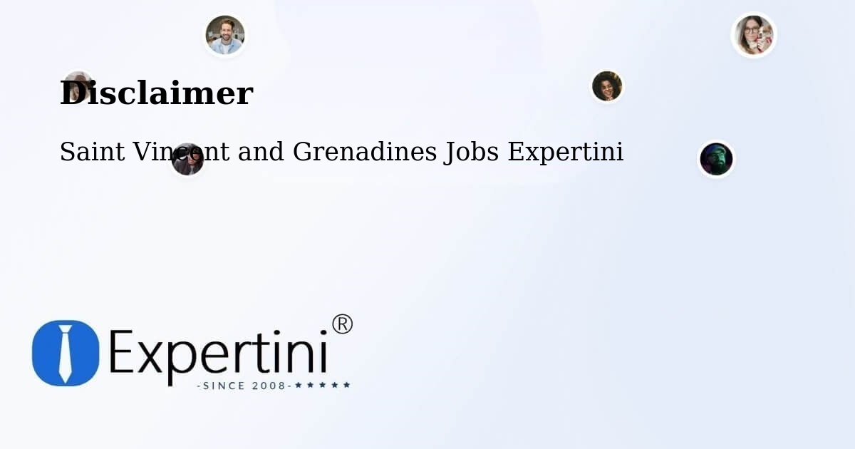 Disclaimer – Biabou - Saint Vincent and Grenadines Jobs Expertini